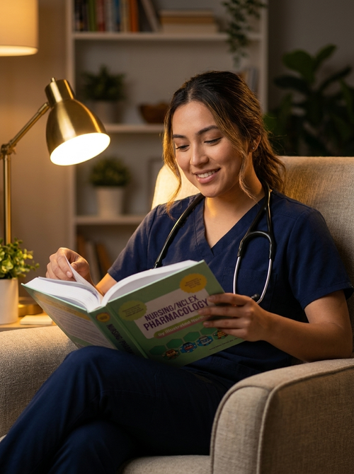 Nursing NCLEX Pharmacology – Visual Memory & Mnemonics Guide
